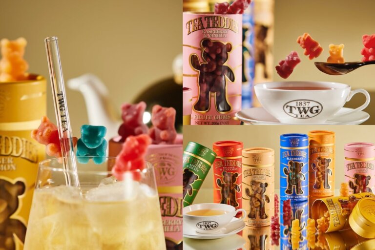 TWG Tea 全球首創「茶香泰迪」！8 款迷人風味，小熊軟糖泡熱茶、冰飲都超療癒！