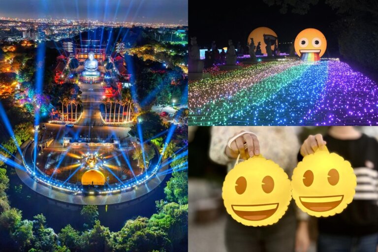 今年大佛燈光秀不一樣！2025「彰化月影燈季」打造歡樂emoji樂園，超萌微笑小提燈快閃4地免費送