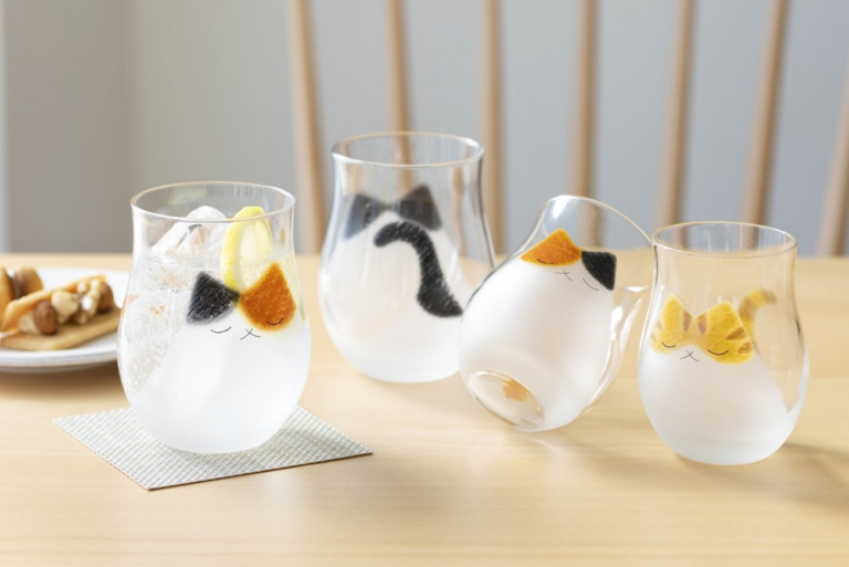 帶著貓咪與白熊一起享受每一口飲品！ADERIA 石塚硝子「我愛我家」親子強化玻璃杯開箱