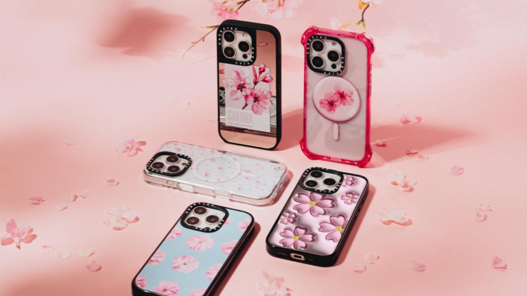 CASETiFY 櫻花系列登場！全新玉石綠波紋手機殼＋櫻花印花設計，為 3C 配件增添浪漫氛圍！