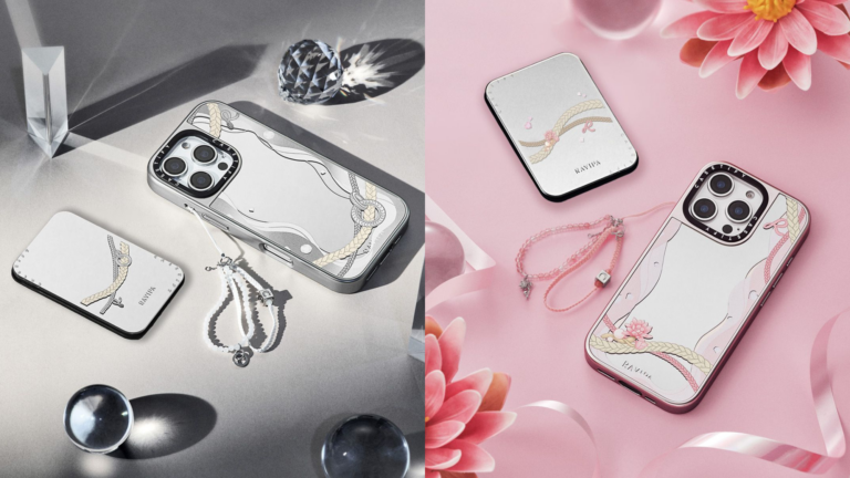 CASETiFY×RAVIPA社群最紅泰國手鍊品牌推出聯名週邊！療癒手鍊元素化身手機殼，潮流與祝福兼具