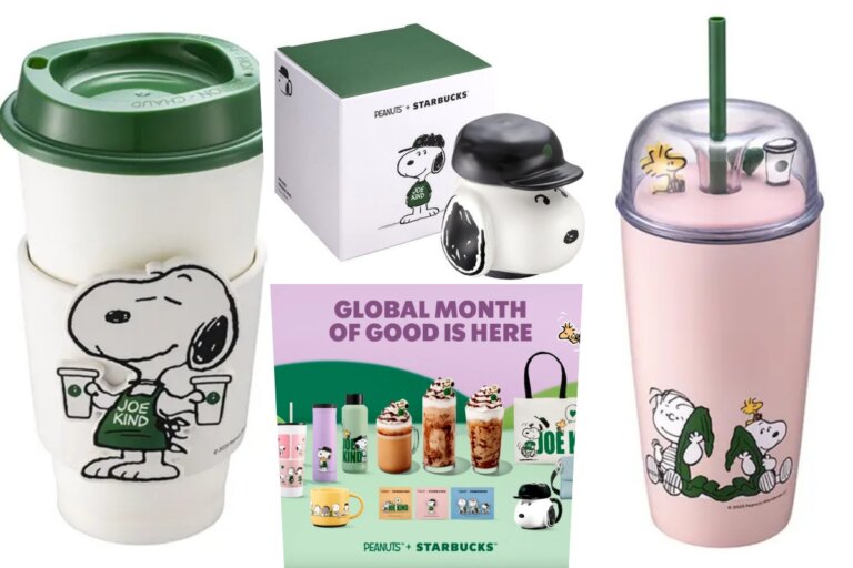 「星巴克 x PEANUTS」聯名來了！超萌大頭馬克杯、精美插畫不鏽鋼杯等12限定杯款一次看