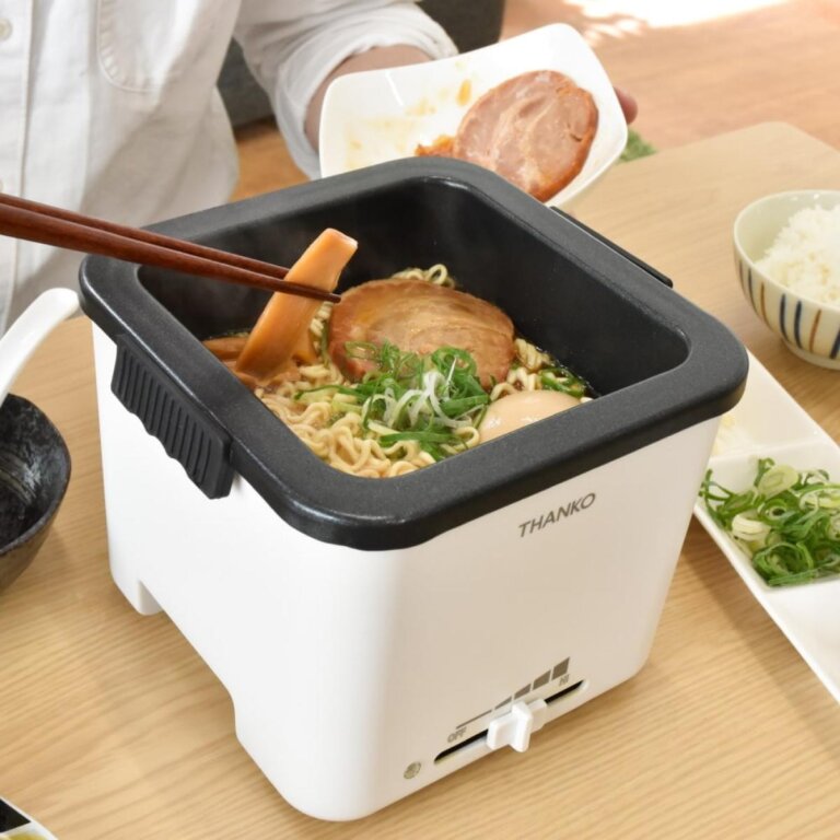 THANKO 泡麵鍋開箱！專為袋裝泡麵設計，一鍋搞定煮麵、吃飯、洗碗