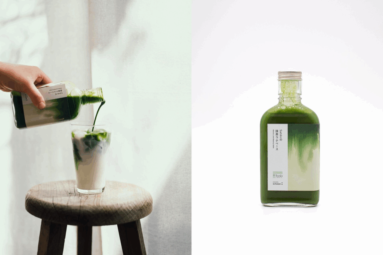 風靡東京的無糖抹茶新品「抹茶拿鐵基底濃縮液」,Treee’s KYOTO×Satén 聯名打造純粹系濃縮風味