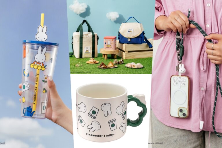 「星巴克 x miffy」10款超Q聯名一次看！綠圍裙米飛兔、綠把手馬克杯必收，買端午禮盒再送保冷袋