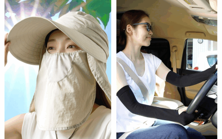 夏日分層防曬術：良彩賢暮抗UV遮陽帽袖套組合，涼感透氣不悶熱