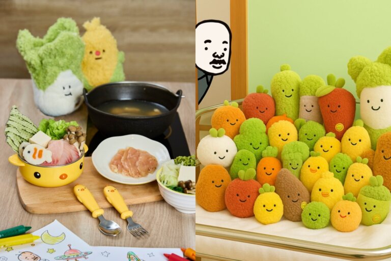 爆紅蔬菜娃娃回來了!雞湯大叔「點兒童餐就送超萌娃娃」,大小朋友都能開心吃菜菜、領娃娃