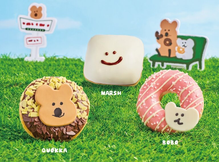 Krispy Kreme、DINOTAENG聯名甜甜圈,打造療癒呆萌町!父親節還有買1送1活動